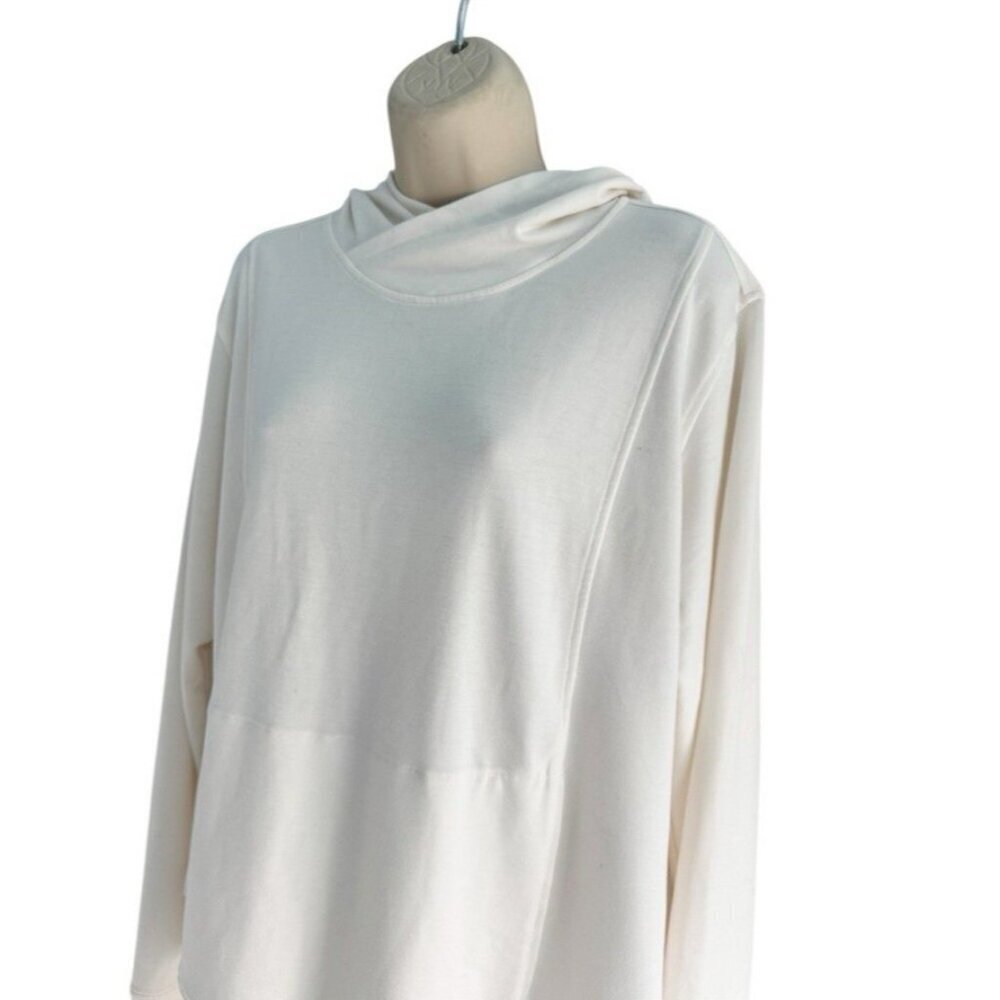 Marmot Women's Sz L Tallac Cream Hoodie Hooded Pullover Shirt - Picture 2 of 9